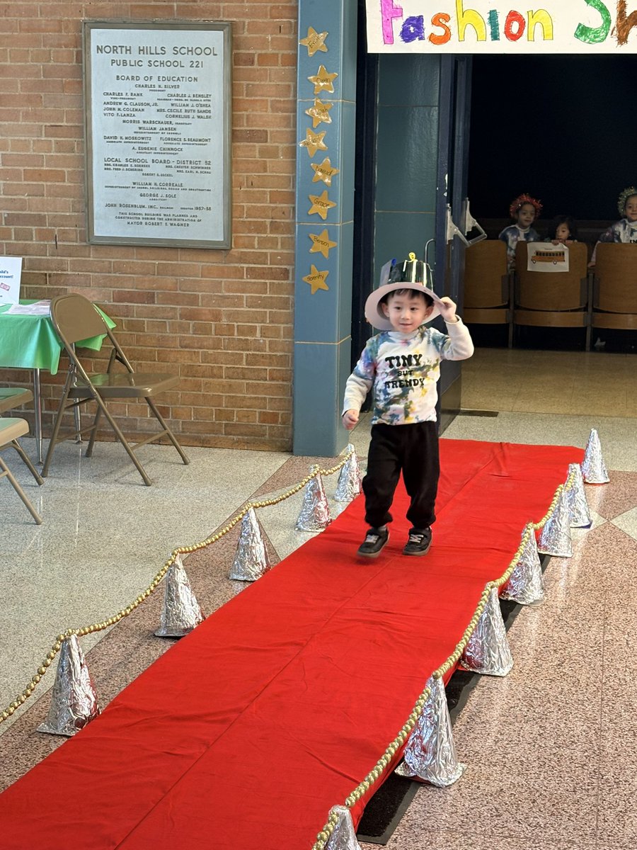 Our 3K Fashion Show Following Their Clothing Unit. North Hills Rolled Out The Red Carpet For Our Wolf Pups! <a href="/PS221Team/">PS221Team</a> <a href="/D26Team/">District 26</a> <a href="/NYCSchools/">NYC Public Schools</a>