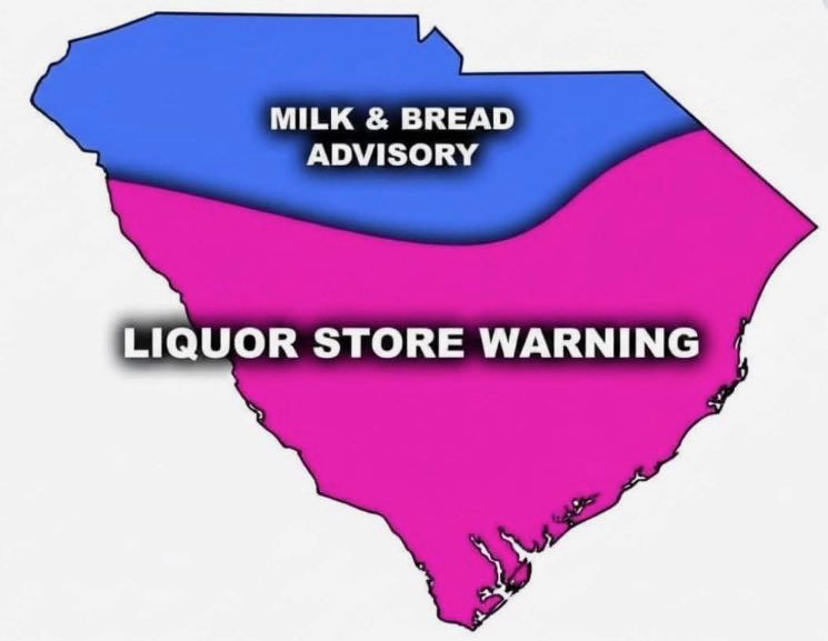 VanHipp's tweet image. South Carolina Winter Storm &amp;amp; Snow Warning. ❄️ #GIANNA