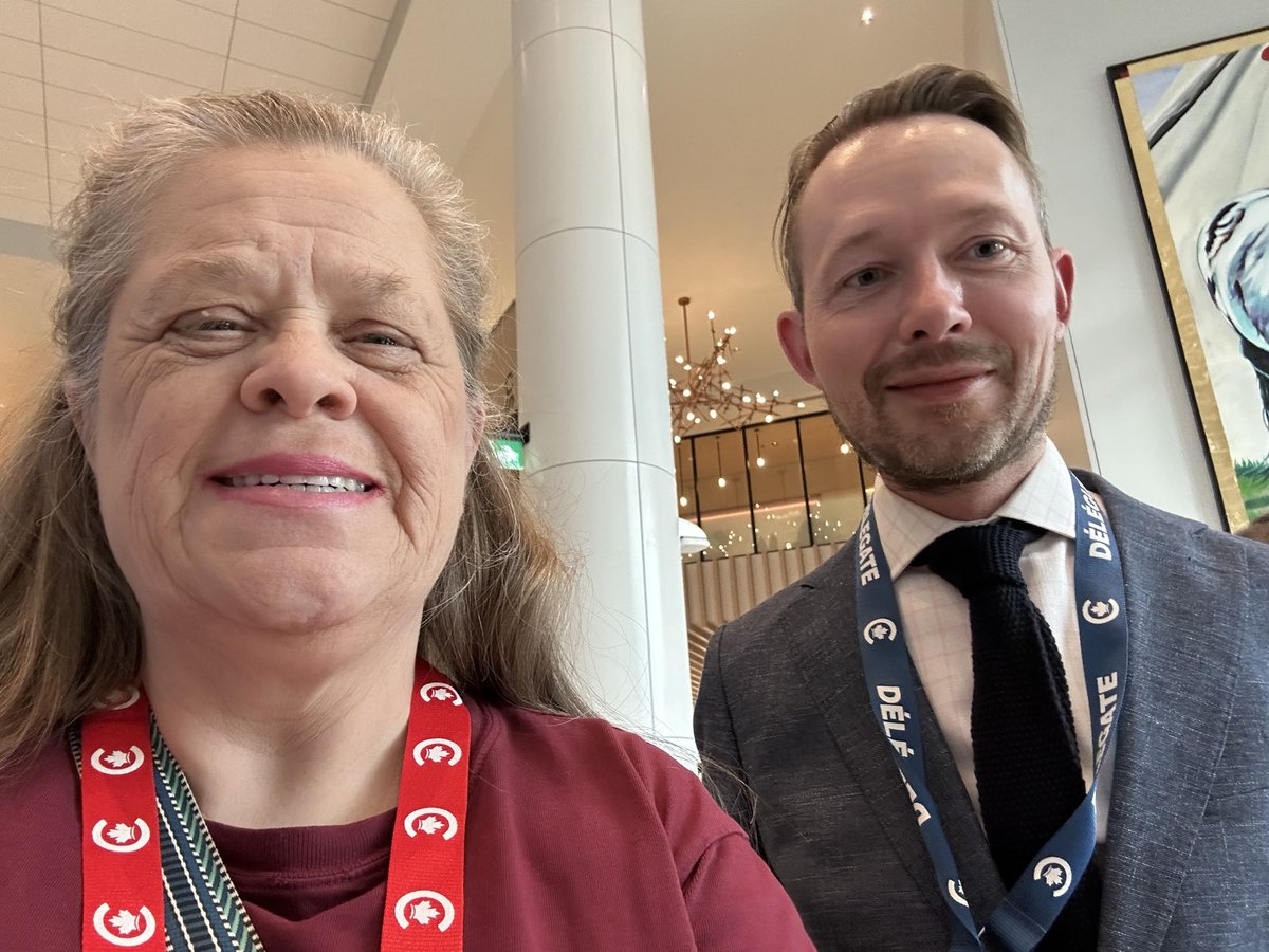I am officially a happy camper! I got to meet and chat with <a href="/MichaelCooperMP/">Michael Cooper, MP</a> ! I love his work in committes smd yes I am fan girling LOL