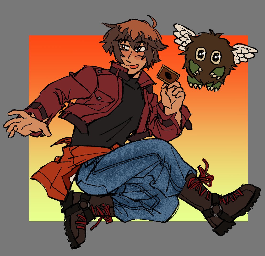 baguantte's tweet image. adult jaden design for myself
yugioh gx