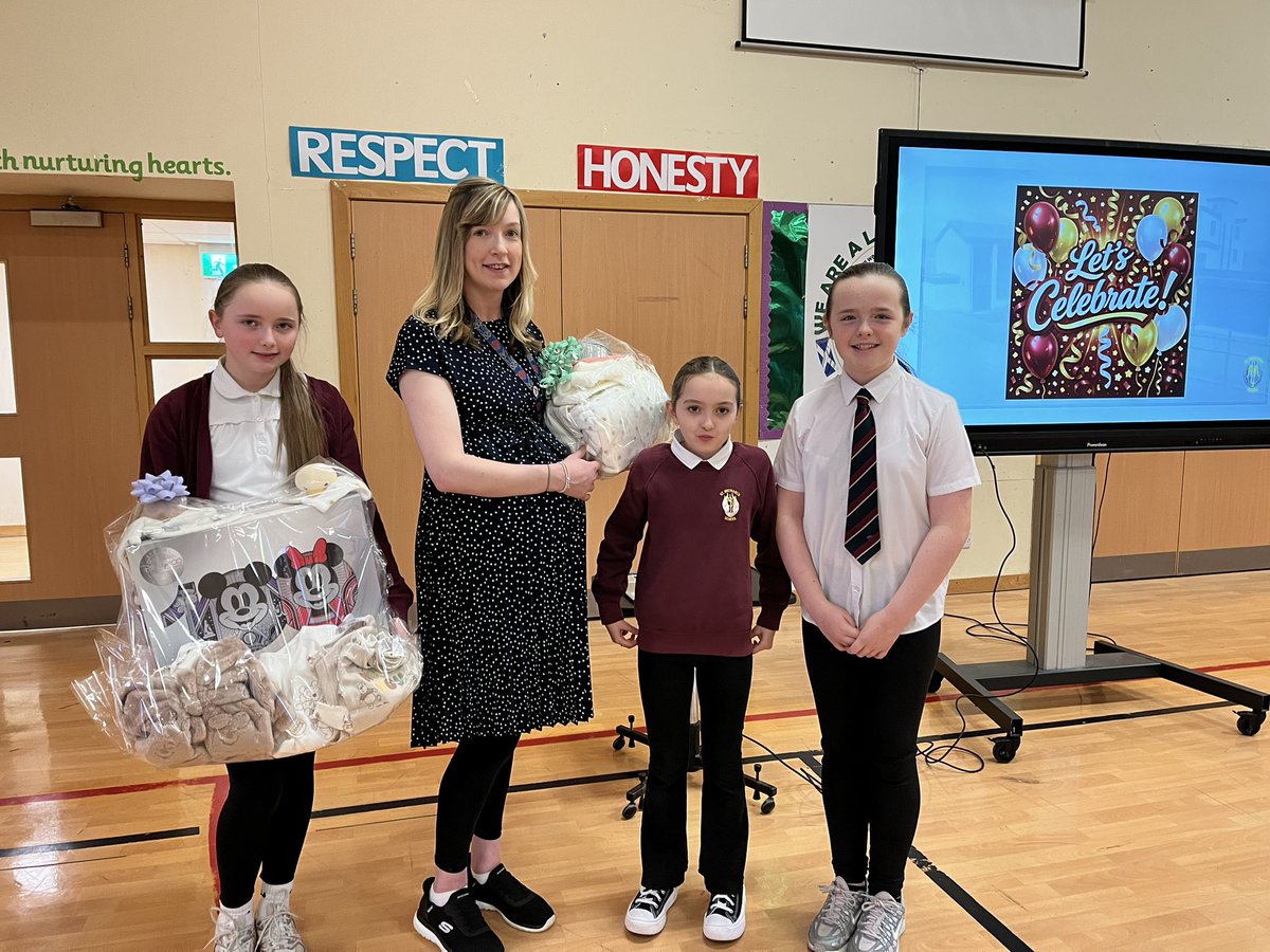 As well as hearing from our learner Council, we were treated to a song from C which she performed at the Music Festival and wished Mrs McIntosh well as she leaves us to have her baby <a href="/SMPG1964/">St Michael's Primary</a>