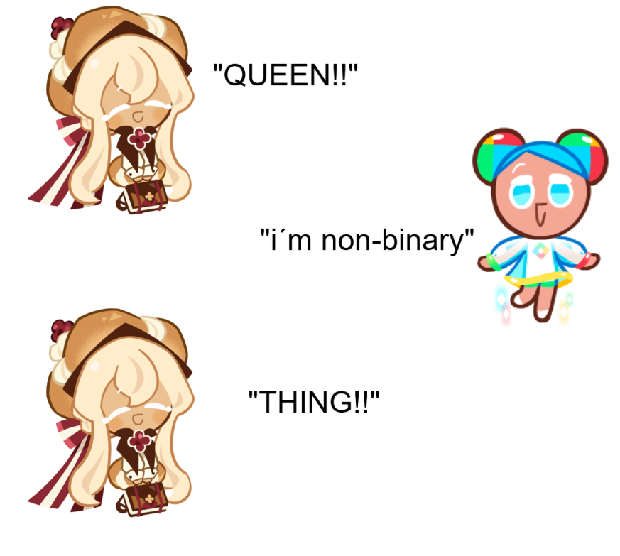 Cubebitt2's tweet photo. I see a lot of people unintentionally misgender em a lot so I made this
#cookierun #cookiedroid #caramelchouxcookie #쿠키런 #クッキーラン https://t.co/m8QDydTHqV