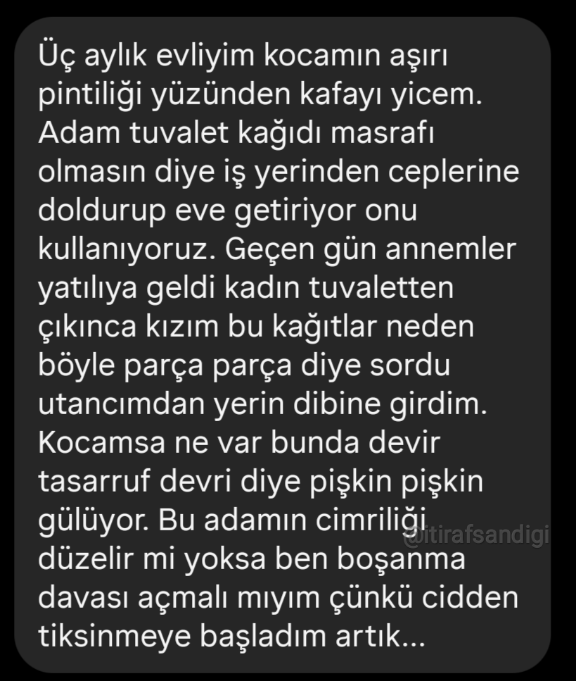 Tuvalet kağıdına para vermemek için işten eve cebinde taşıyan adam