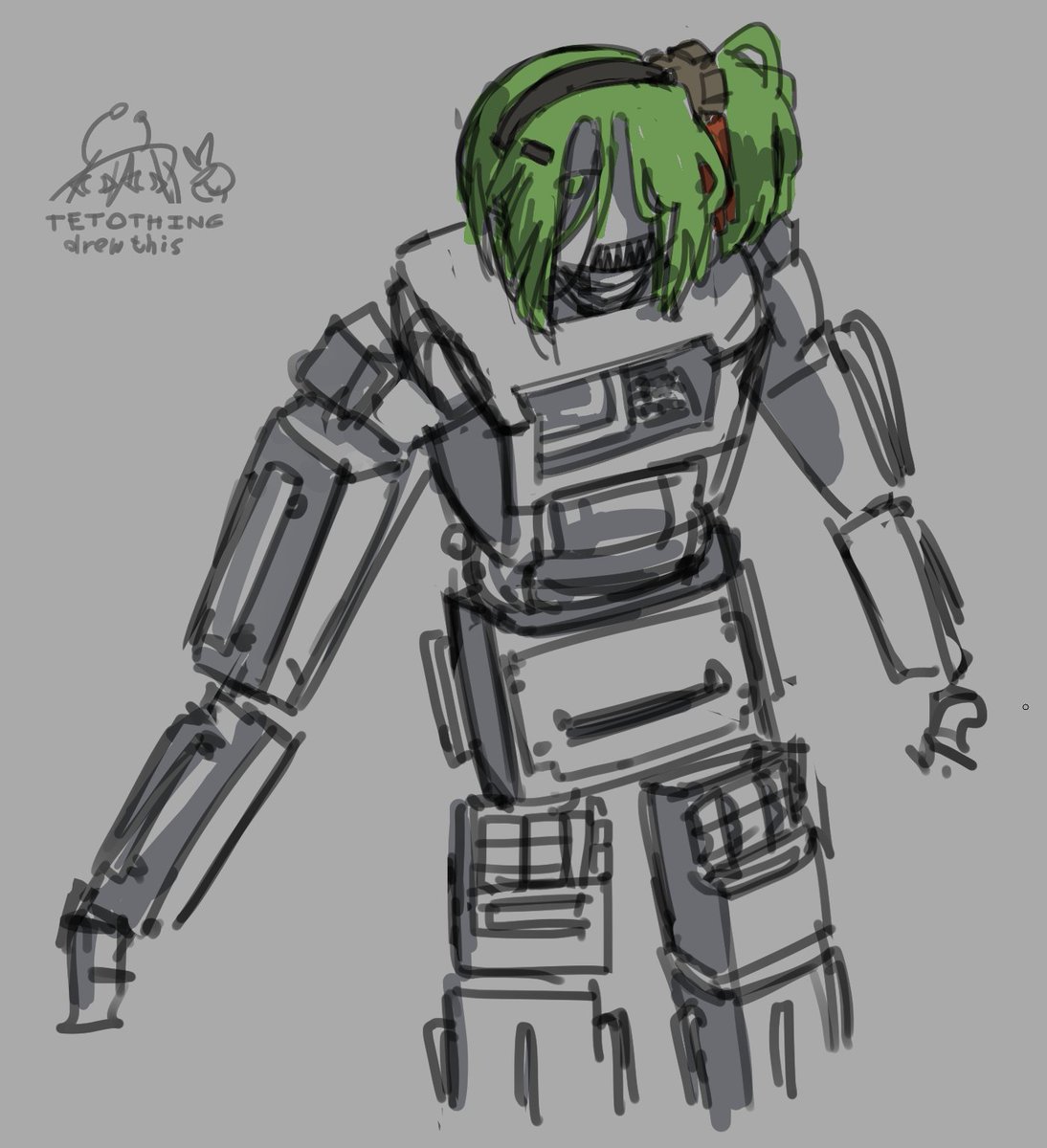 TETOTHING's tweet image. i believe i got possessed by god while drawing this