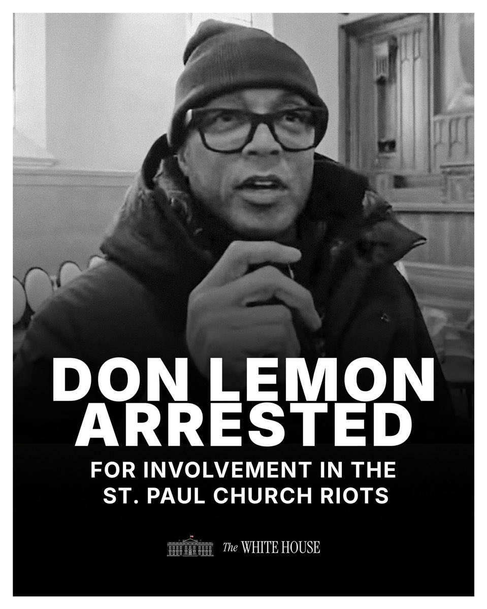 RealJamesWoods's tweet image. So Don Lemon didn’t get his martyr perp walk. Nobody with any sense is calling him a journalist. He was rounded up with a bunch of other worthless shitbags about to be scraped off America’s shoe. 

He’s destined to being a footnote to a punch line.