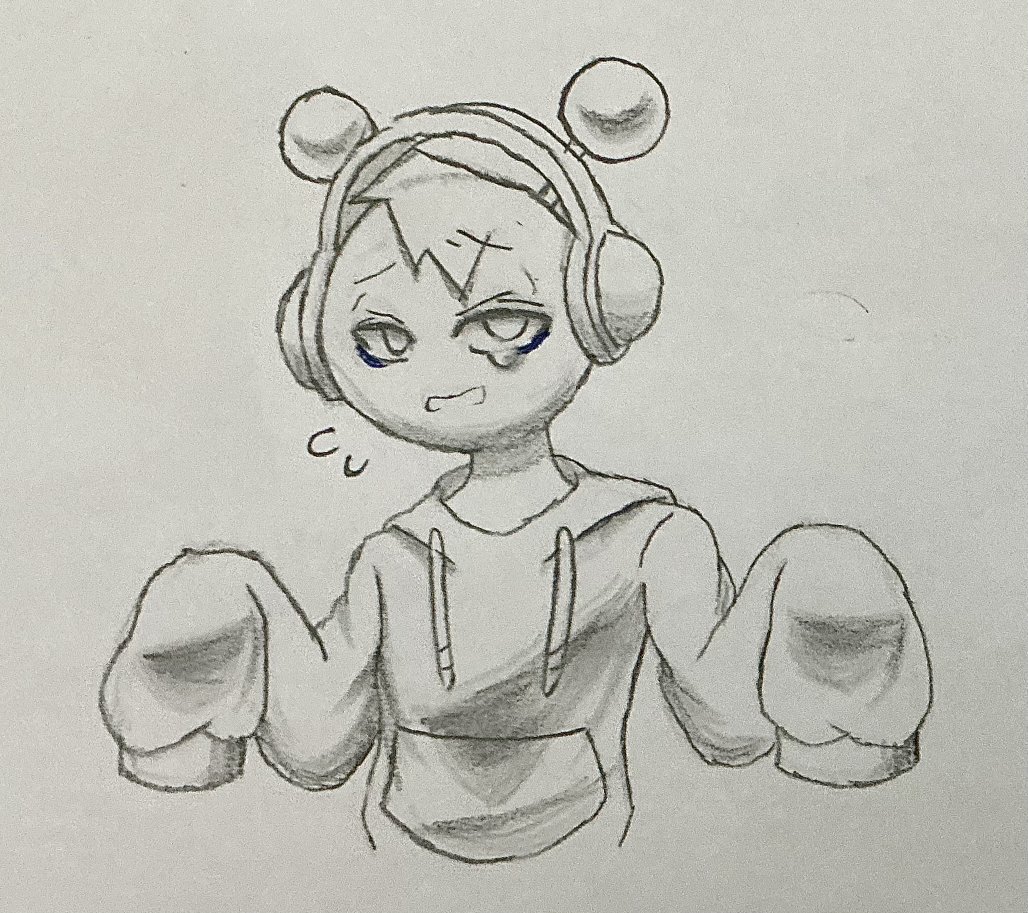 昨日描いたアナログ絵 (2pオレン.exe、ダプ、ホラバウェンダ)