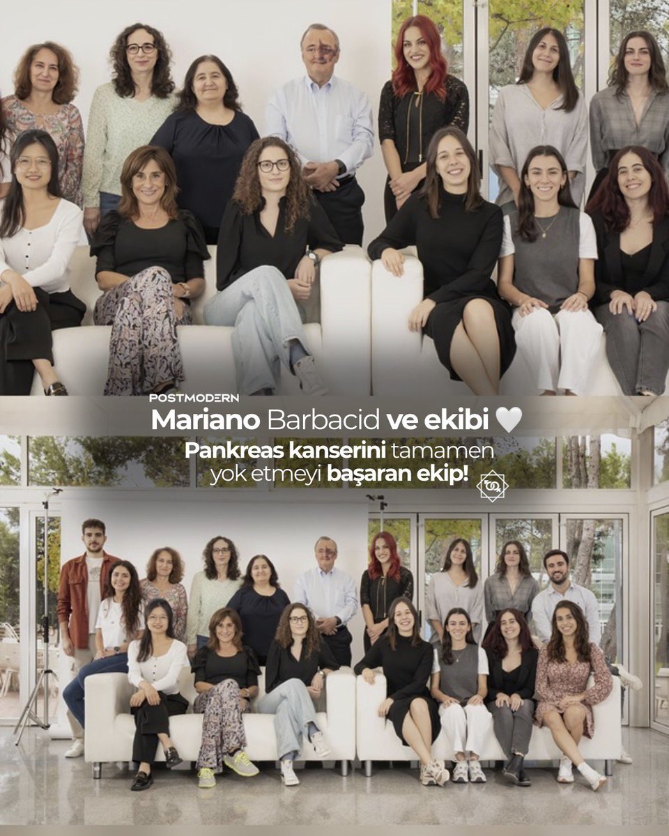 Pankreas kanserini tamamen yok etmeyi başaran ekip! 🤍 Fotoğraf çok güzel ve ilham veriyor! Kadınların çoğunlukta olması… ✨