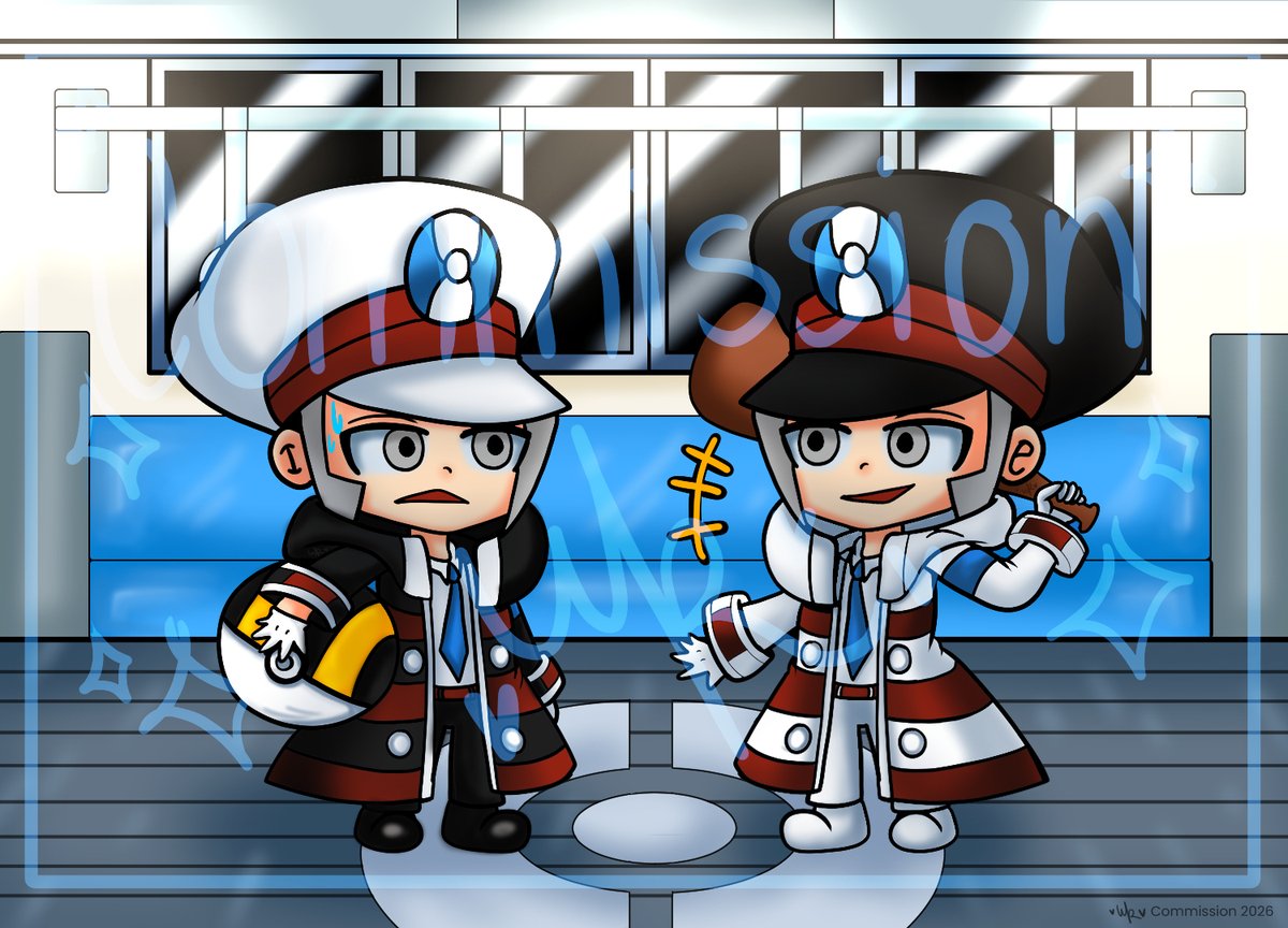 Rumbo al combate! 💪
Ingo y Emmet están listos para todo!!!
~ Comisión Pokemon ~

Gracias por comisionarme!!! 😊

#pokemon #ingoyemmet #pokemonboss #Commission #pokemoncommission