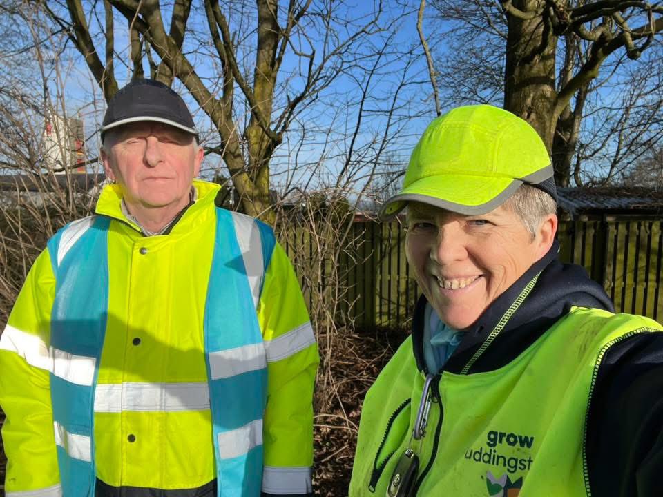 uddlitterpick's tweet image. Karen &amp;amp; Neil were out on Wednesday - Adhoc maintenance  pick

Old Edinburgh road at the fire station 

We did a deap clean of the undergrowth this time last year 

2025 13 bags 2026 3 bags

Much improved

Thanks also to NLC for the pick up 

#civicpride

#makingadifference