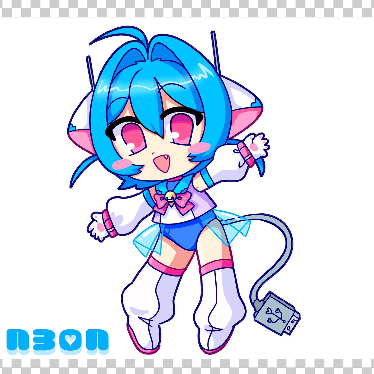 quick N30N chibi ^w^  (  OC )