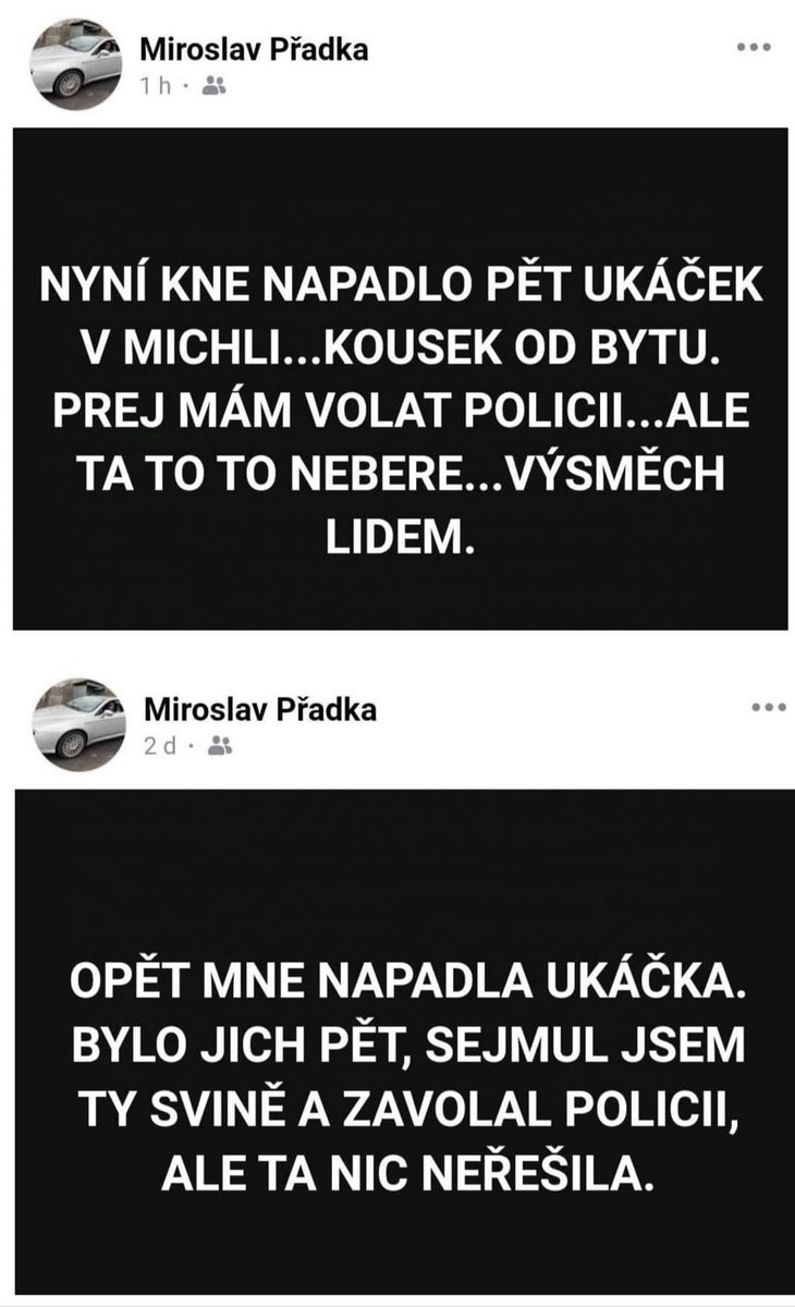 Tak příště to budou rovnou policajti, viď?