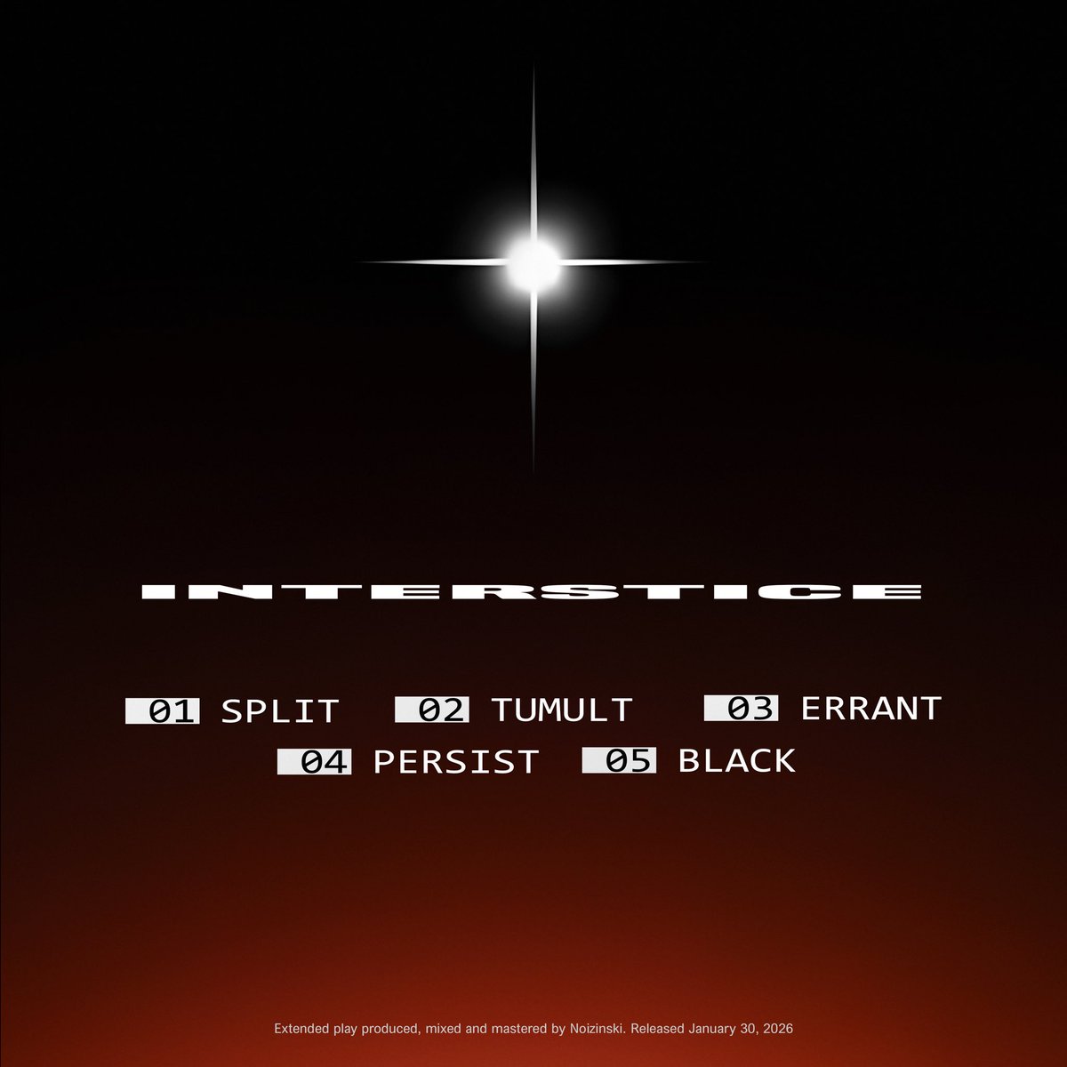 Noizinski's tweet photo. ✦ INTERSTICE EP / OUT NOW ✦ https://t.co/9asQMF8KXa