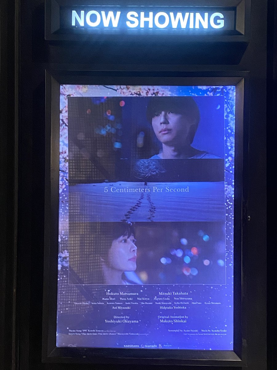 Kemaren nnton yg LA nya. Emang lebih nyesss yg LA nya ketimbang Animenya. Nangis gua di bioskop gara2 ya Kejadian di diri gua sndiri…