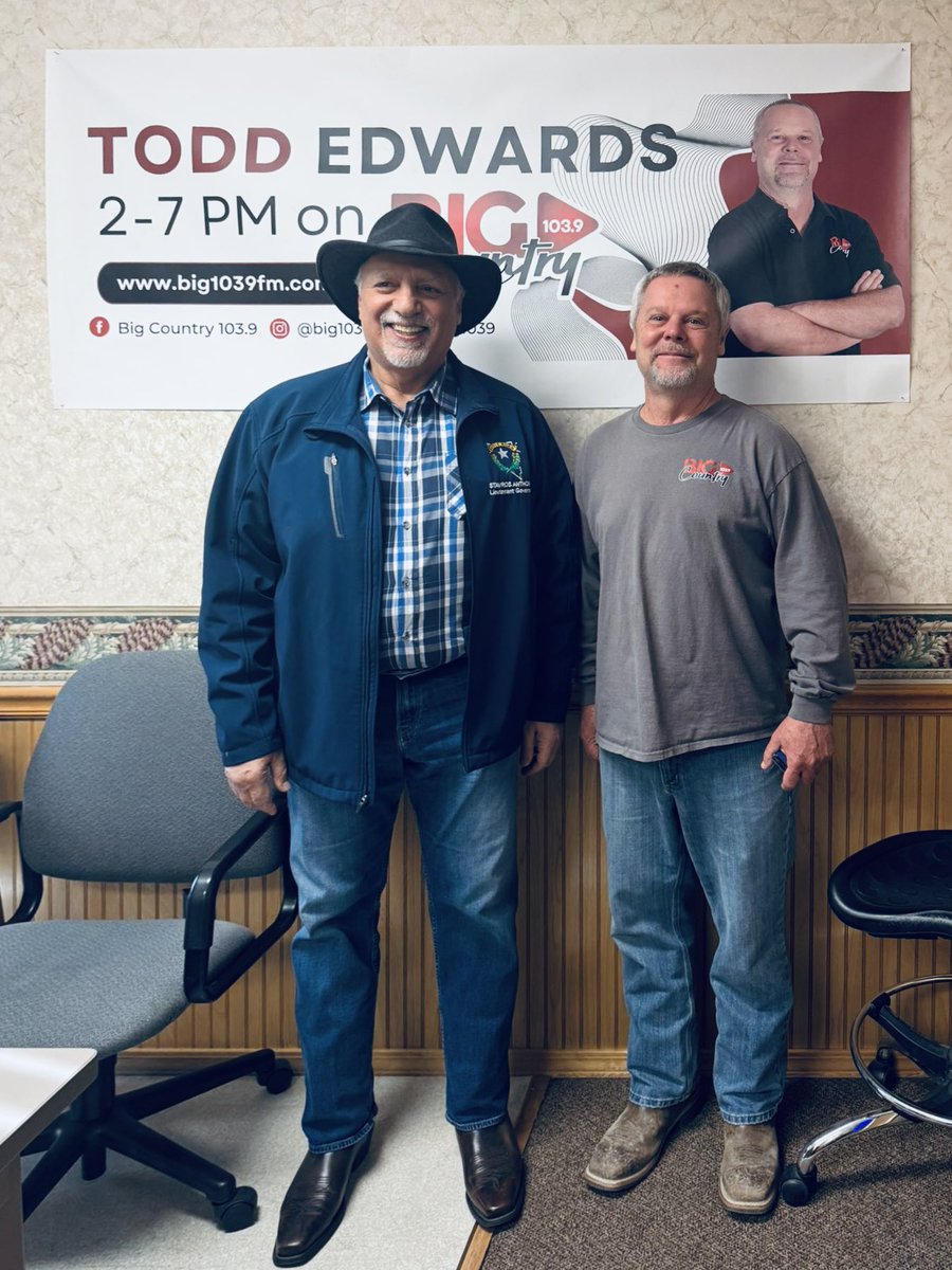 It was a pleasure speaking with Todd Edwards on <a href="/Big1039/">Big Country 103.9 FM</a> today. 

I invite you to tune in and listen to the episode.