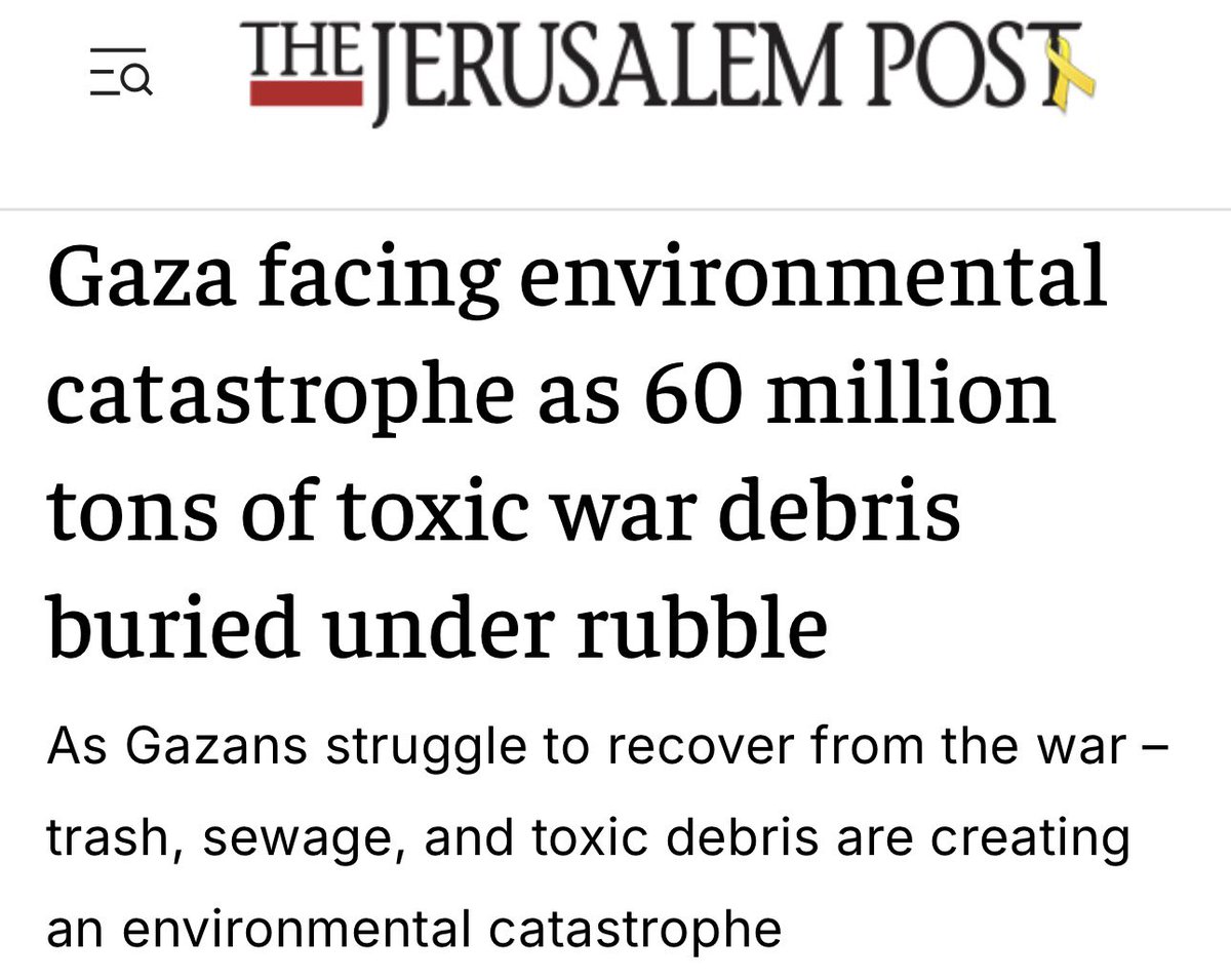 Making Gaza uninhabitable was the point.