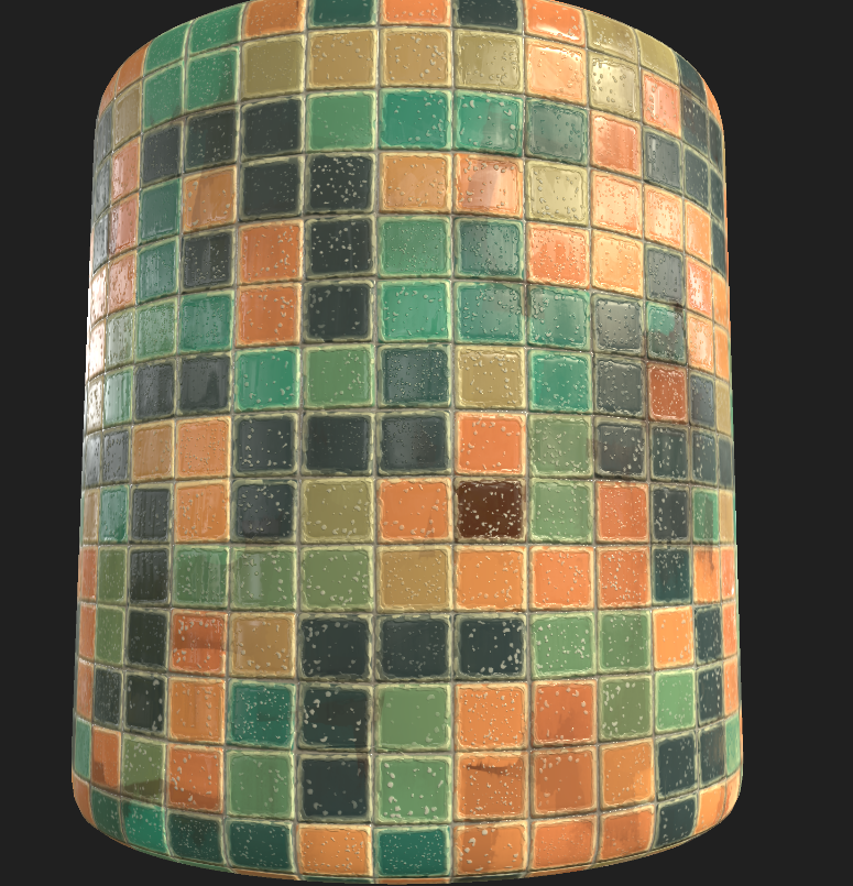 pretty happy with how these pool tiles turned out