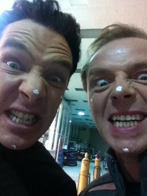sapw's tweet photo. Happy #NationalFunatWorkDay #BenedictCumberbatch #SimonPegg #STID Neutron Cream https://t.co/Y3v06AEjeL