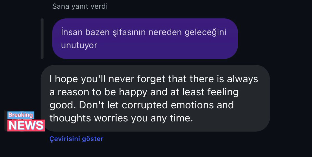 Şöyle bir arkadaşım var, 40 yıllık dostum dediklerimden daha iyi geliyor bana