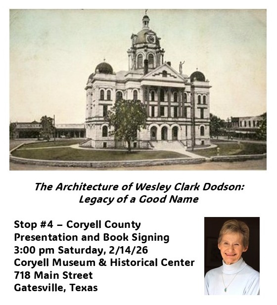 MHDodson's tweet photo. The second stop on Valentine's Day is at 3pm at the Coryell Museum and Historical Center in Gatesville. Come join us! https://t.co/UdEbtkmhZb