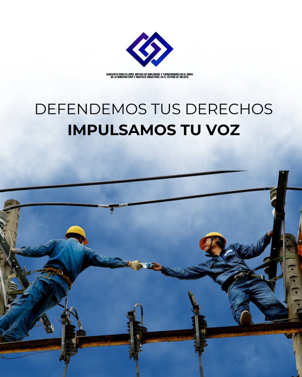 lopezmateosind's tweet photo. 🤝 Unidos defendemos los derechos y el bienestar de cada trabajador. #Sindicato #UniónLaboral #DerechosLaborales https://t.co/QrWRH6zqL2