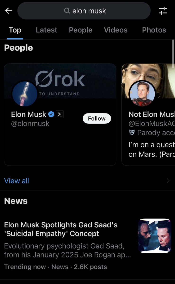 JournalismPopal's tweet image. Twitter is trying to convince us that Elon Musk is trending because of retweeting Gad Saad.

No bitch, you’re trending because you’re in the Epstein Files begging Epstein to let you on his island…after he was outted as a pervert.