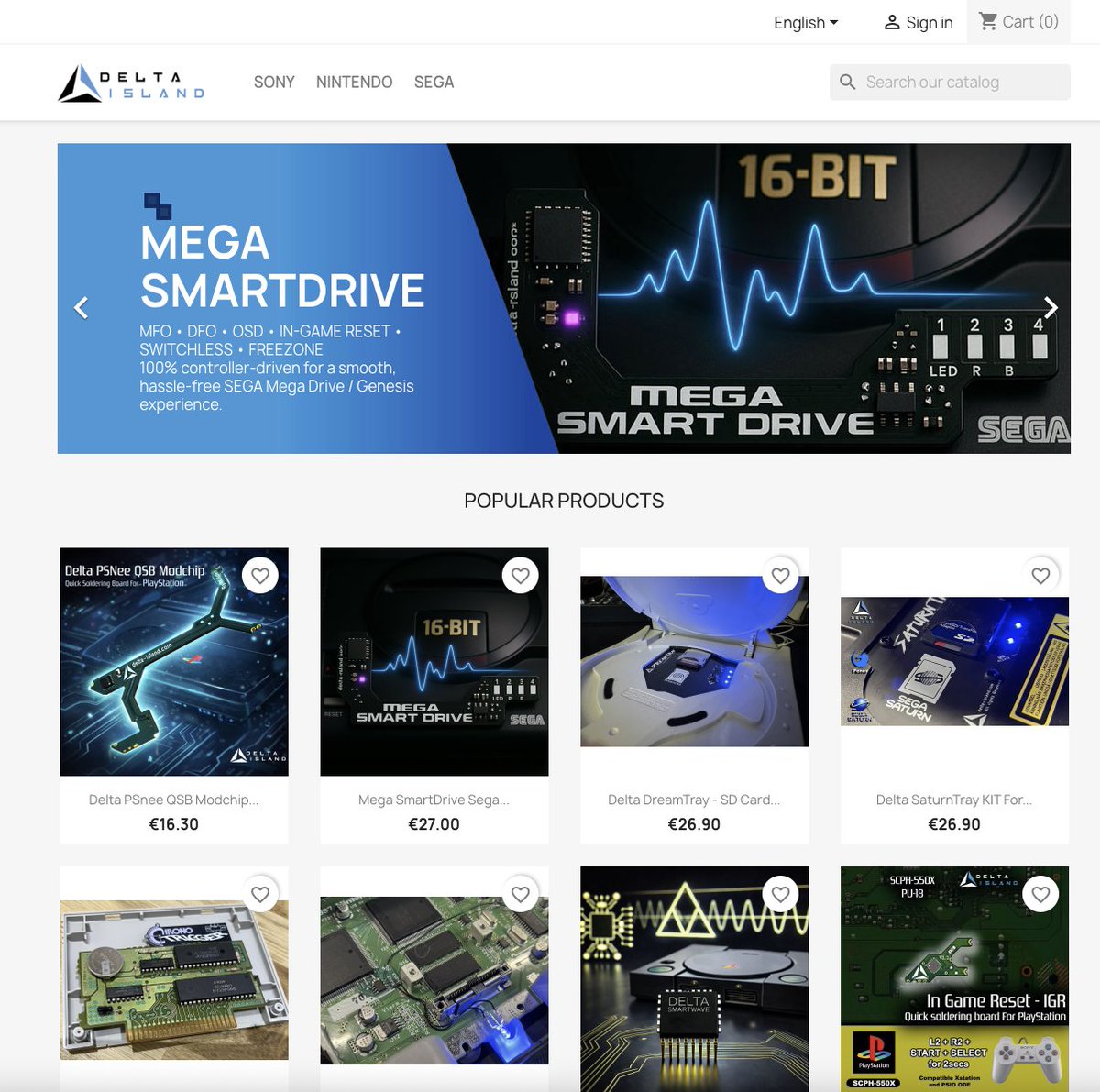 🚀 The Delta Store is now officially open!
Delta mods &amp; hardware are available on a real online store.
🎁 Free shipping on orders over €60
👉 delta-island.com/store/index.php