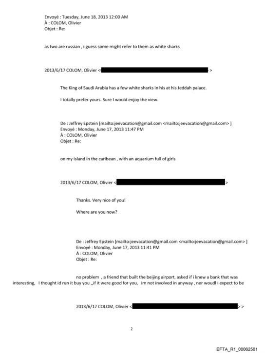 TribunePop23's tweet image. 🚨ALERTE INFO

Olivier Colom, ancien conseiller diplomatique de Nicolas Sarkozy, a échangé à plusieurs reprises par correspondance avec Jeffrey Epstein.

Epstein écrivait à Colom : « Je suis sur mon île dans les Caraïbes, avec un aquarium rempli de filles. »