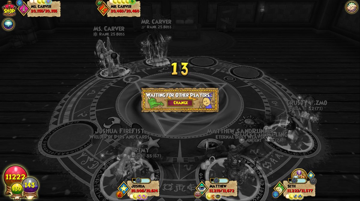 Wiz in black and white #Wizard101