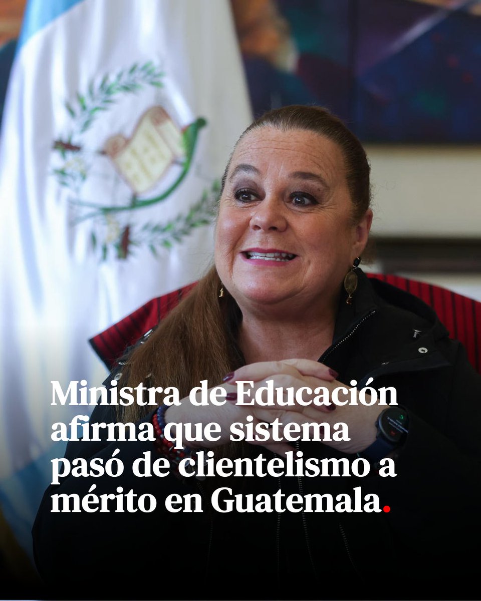 🇬🇹 Ministra de Educación afirma que sistema pasó de clientelismo a mérito en Guatemala.

La cartera reporta reestructuración, más docentes contratados y ampliación de cobertura.

crnnoticias.com/giracca-educac…