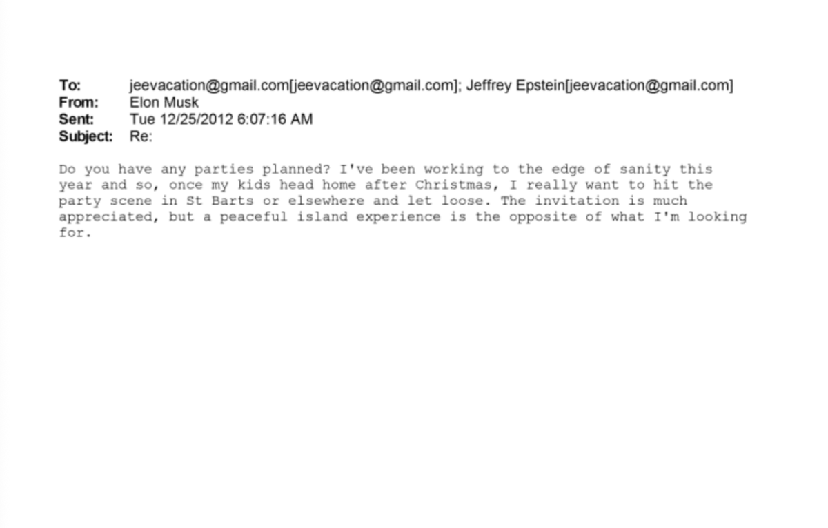 ByMikeBaker's tweet image. Elon Musk last year: "Epstein tried to get me to go to his island and I REFUSED"

Musk to Epstein emails: 
• “What day/night will be the wildest party on your island?” 
• "I really want to hit the party scene"
• "Is there a good time to visit?

Story: nytimes.com/2026/01/30/us/…