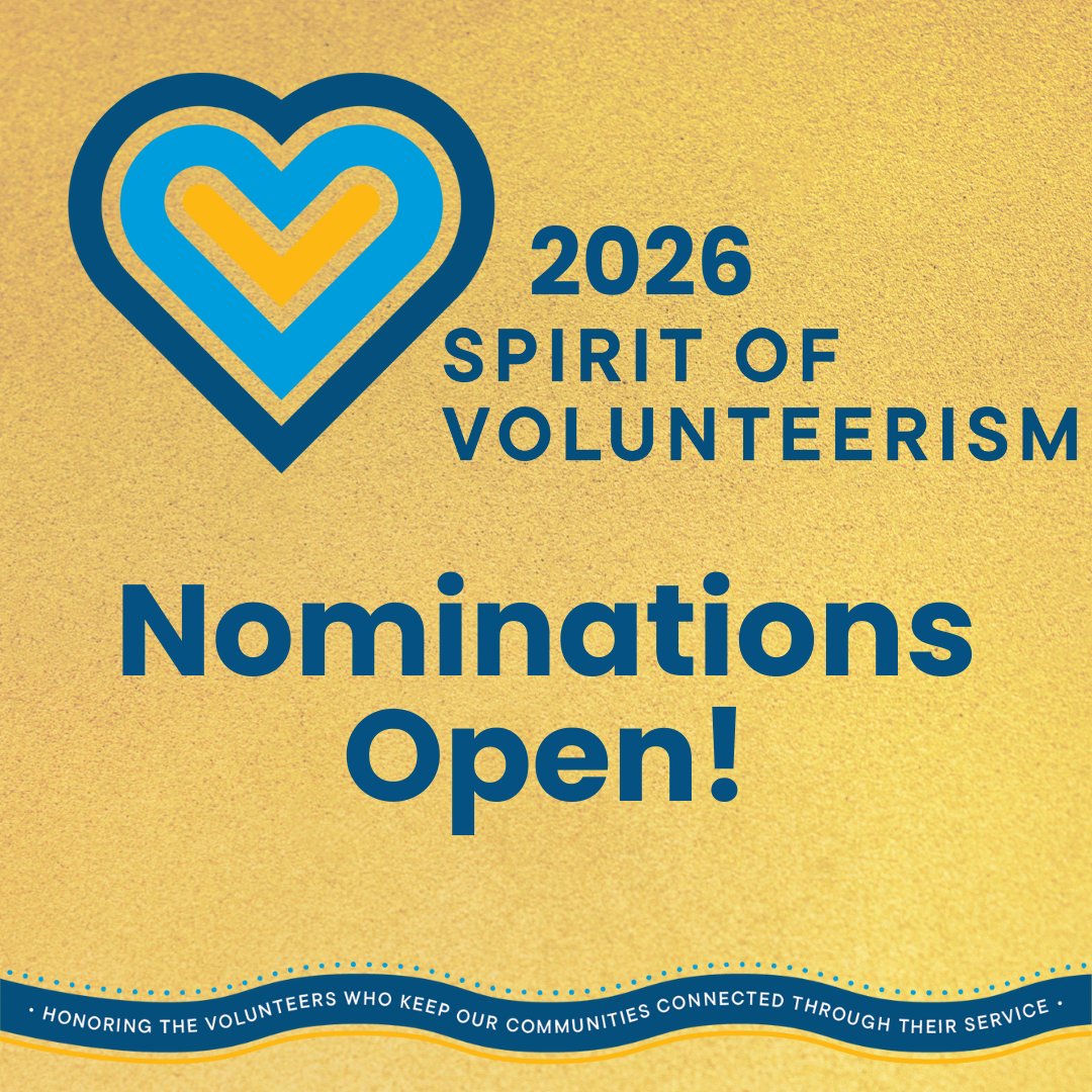 Do you know someone who goes above and beyond for our community? Nominate them for the Spirit of Volunteerism! Help us celebrate volunteers who create lasting change. Honorees will be recognized in Sioux Falls and Rapid City. Submit your nomination at helplinecenter.org/2026-spirit-of….