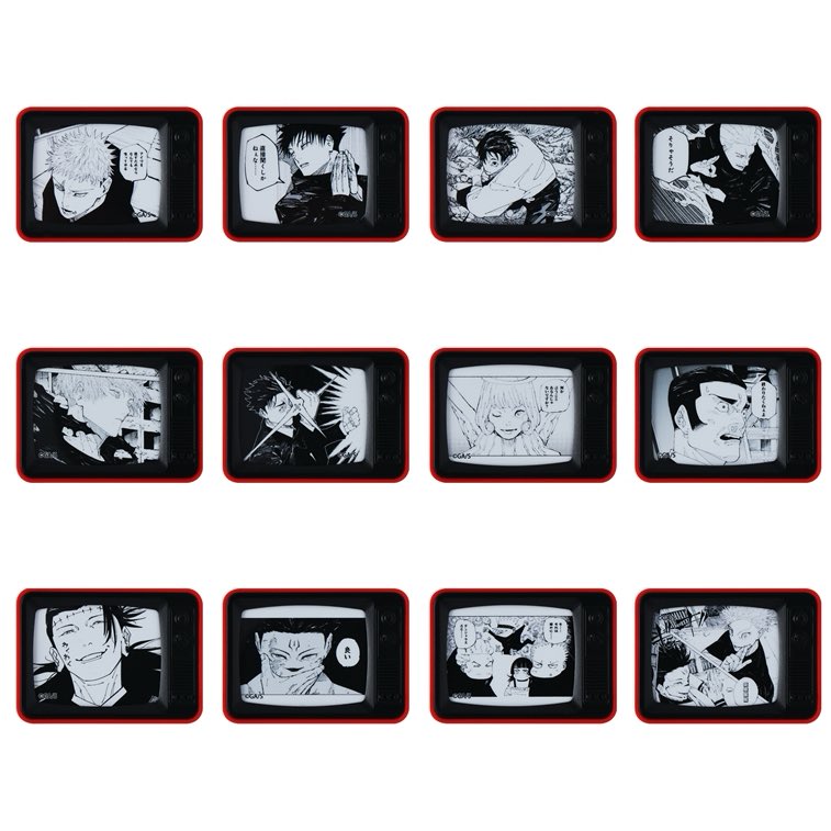 ミニチュアテレビフレームマグネット ジャンプキャラクターズストアに