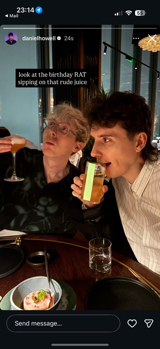 totally not emotional at the fact that they’re able to post about their birthday date nights now 🥺