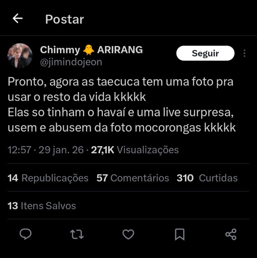 Nossa, como eu odeio essas pragas do inferno que não podem ver 1 interação dos taekook que surtam dando mil e uma desculpas do pq aquilo é só amizade/ do pq os dois se odeiam mas quando o jimin fala que ele está há um tempo sem um amor elas vão contra as palavras do próprio fav