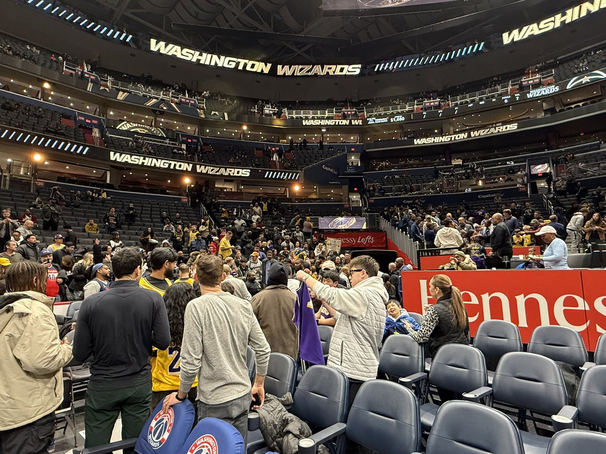 strobersports's tweet image. Lot of purple and gold in D.C. tonight and I bet most of them are wondering if their football team will ever get over the hump with Dak Prescott.
