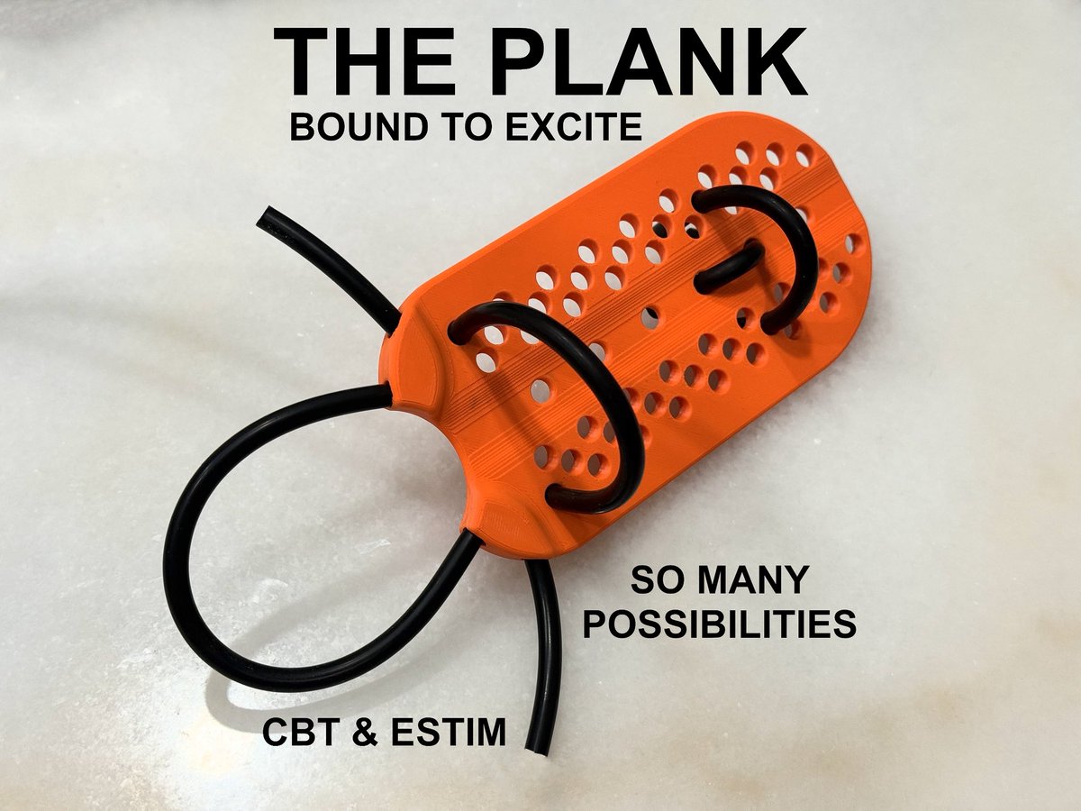 3D_ENX's tweet photo. Are you looking for something easy to print this weekend?

If you’re into CBT and ESTIM, you’ll want to check out my newest ESTIM toy, The Plank!

#3Dprint #estim #electrosex #3Dprintedsextoy #electroplay #electrostimulation #cbt

https://t.co/GPbyVePmVR https://t.co/k3zR2x0rYG