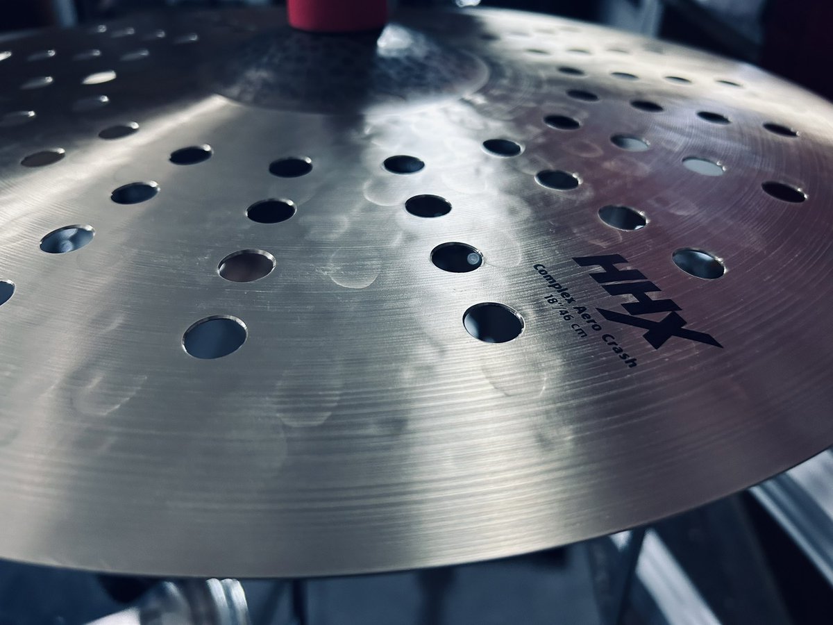 jacobfrago's tweet photo. My setup! And just added a new Sabian HHX Complex Aero Crash. 🔥🔥🔥

#sweetwater #newgearday #music #drums #musician #drummer https://t.co/wqHuSnUtk2