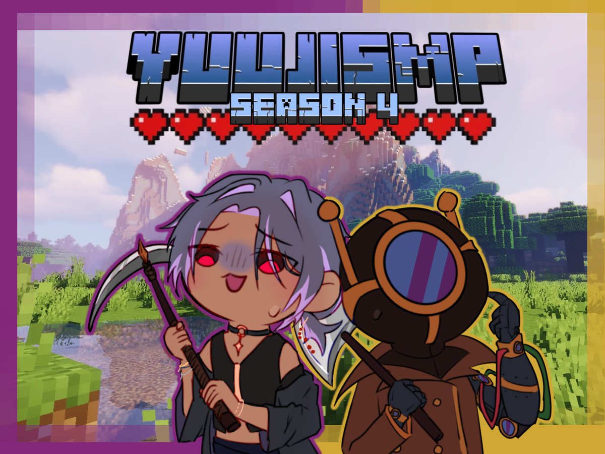 moonlitmeowple's tweet photo. Sorry guys been so minecraft pilled lately. Art for an smp event hosted by yuuji/mxchiiu_ 

I’ve changed my skin since then so gonna redraw it + addition of another person whos joined my little trio https://t.co/6pSutCuxAx