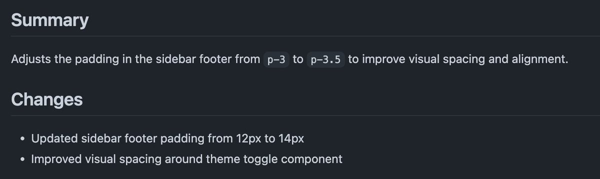 I love how LLMs can make small changes sound important