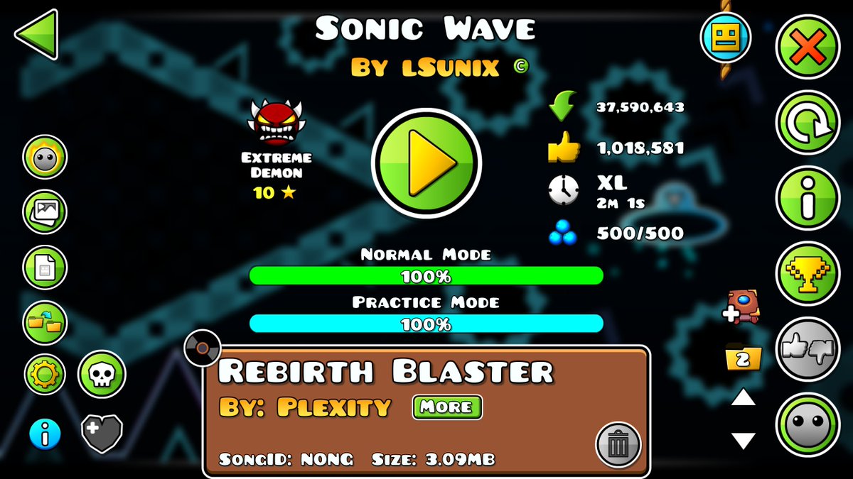 KeroshiDZN's tweet image. SONIC WAVE 100% youtu.be/SqkXaAc0mHY