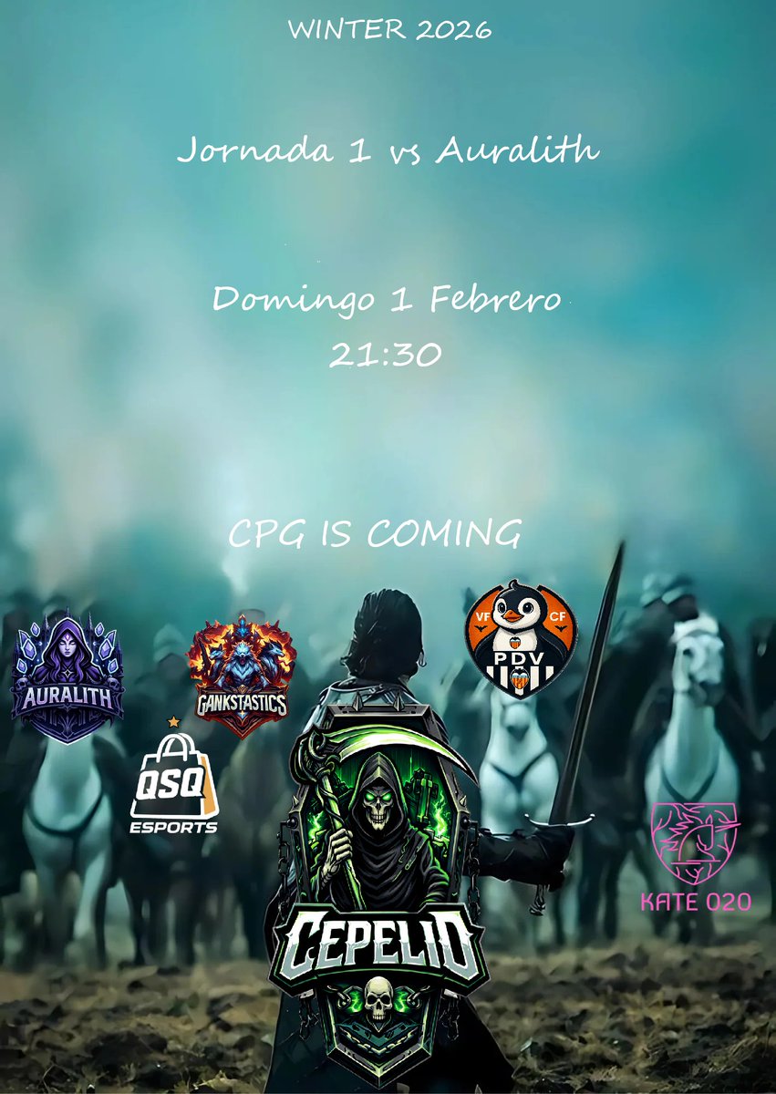 Contra todos... Ganas de demostrar.

J1 vs <a href="/AuralithEsports/">Auralith</a> "El equipo de KutxiLol"

1/02/26. 21:30h

twitch.tv/dairysun (Esperemos que no haya otro VOD de 8 Horas...)