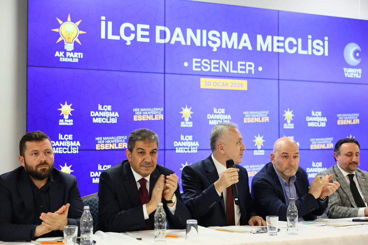 EmrullahErkus's tweet photo. AK Parti Esenler İlçe Ocak Ayı Daraltılmış Danışma Meclisi Toplantısı;
önceki dönem İçişleri Bakanımız Sayın Süleyman Soylu,
Milletvekilimiz Sayın İsmail Emrah Karayel,
MKYK Üyemiz Sayın Ahmet Bilal Kıymaz,
İl Yönetim Kurulu Üyemiz Sayın Dursun Tilki
ve Belediye Başkanımız Sayın M. Tevfik Göksu’nun katılımlarıyla,
teşkilatımızın her kademesinden kıymetli dava arkadaşlarımızla birlikte gerçekleştirildi.

Türkiye Yüzyılı vizyonu doğrultusunda;
birlik ve beraberlik içinde, güçlü teşkilat yapımızla Esenlerimizin yarınlarını istişare ettik.
