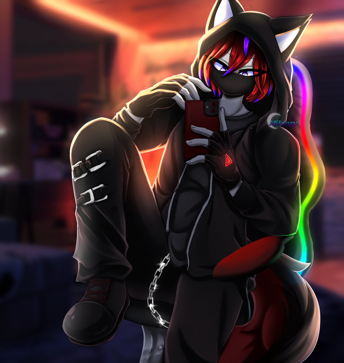 Comisionsita para mi hermanito <a href="/SomxbraVT/">0nlySomxbra</a> ~ la verdad que ame como me quedo uwu
  
#Mobian #Commission #Commissionopen #CommissionedArt #SonicStyle