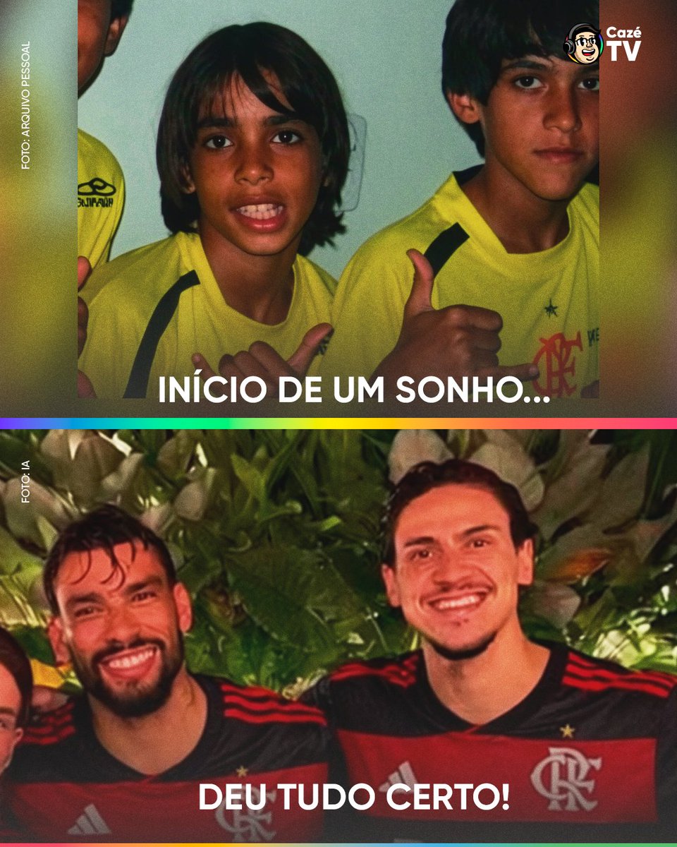 ELES ESTAVAM PREDESTINADOS A JOGAR JUNTOS NO FLAMENGO! 🔴⚫

#CoberturaCazéTV #Flamengo #Paquetá #Pedro