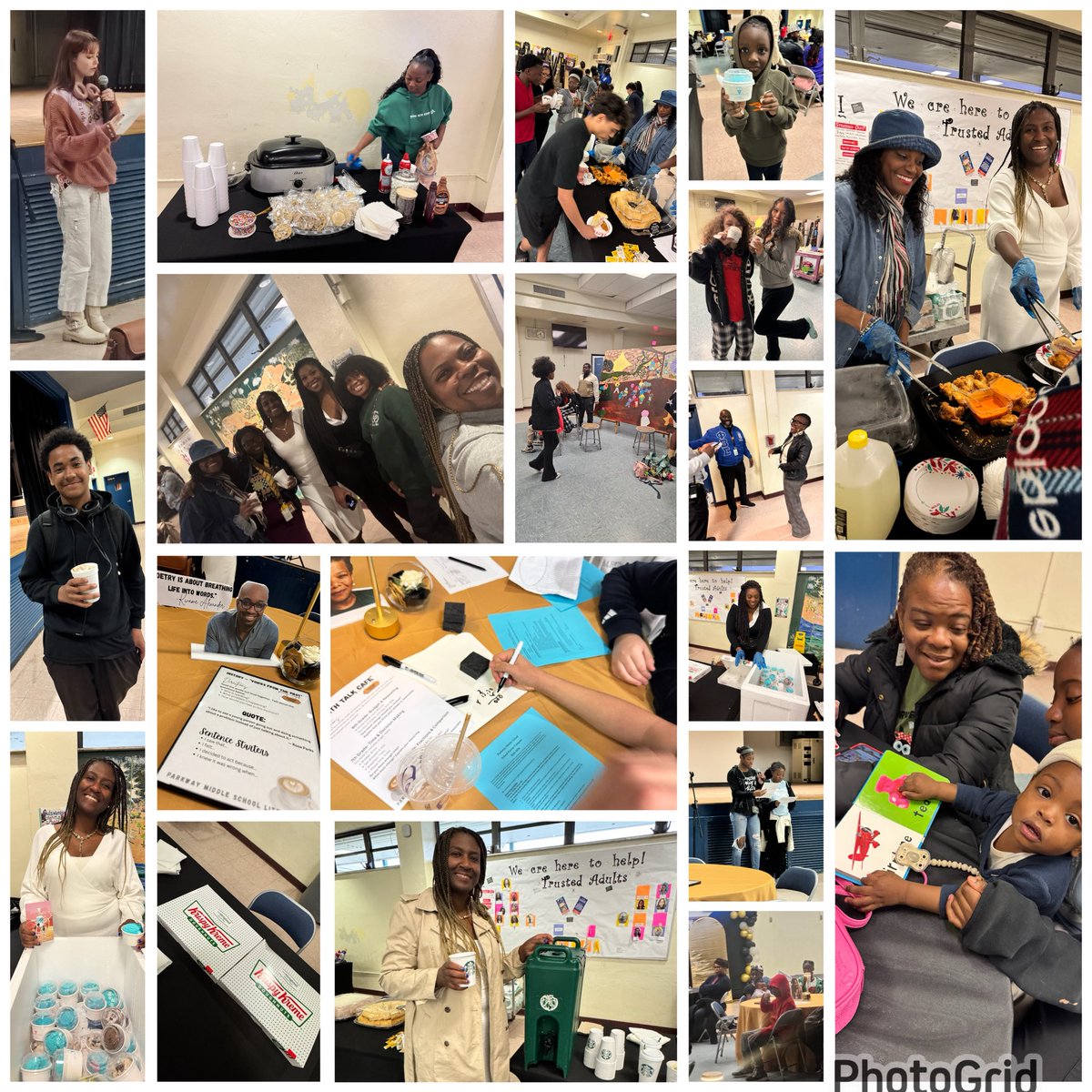 msloganinspires's tweet photo. ✨☕🎭 What. A. NIGHT! 🎭☕✨
Our Literacy Night at the LIT Café was nothing short of AMAZING! We truly brought #literacy to life through the arts, because as a #performingarts school, that’s who we are and what we do.
Families experienced two-voice poems, #monologues, short stories, free-verse #poetry, #dance, karaoke, and hands-on content-area activities at every table that showed literacy lives in every subject. 📚✨
A huge THANK YOU to our community partners for the love and generosity, Phuse Cream, @krispykreme, and @Starbucks your donations helped make the night extra sweet! 🍩☕🍦
Literacy is everyone’s responsibility, and at @Parkway_Cavs we show it loud and proud. So many great things are happening here, and this was just one beautiful example. 💛🖤
#ParkwayProud #LITCafe #LITCoach #LiteracyInEverything #PerformingArtsSchool #GreatThingsHappeningAtParkway