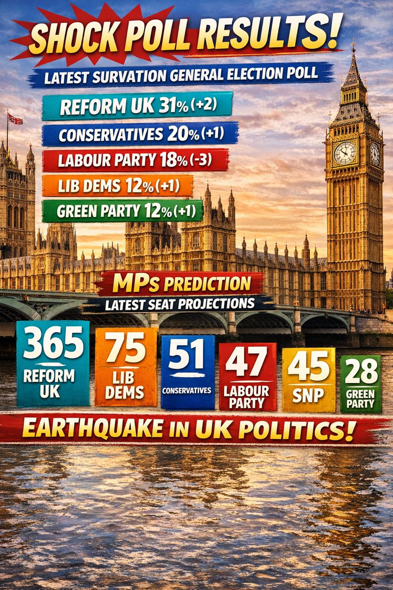 Darren_Fower's tweet image. 📊Latest #Survation Poll: 
-&amp;gt; Labour fall to **3rd place**!!

#GeneralElection #UK #KeirStarmer #Politics