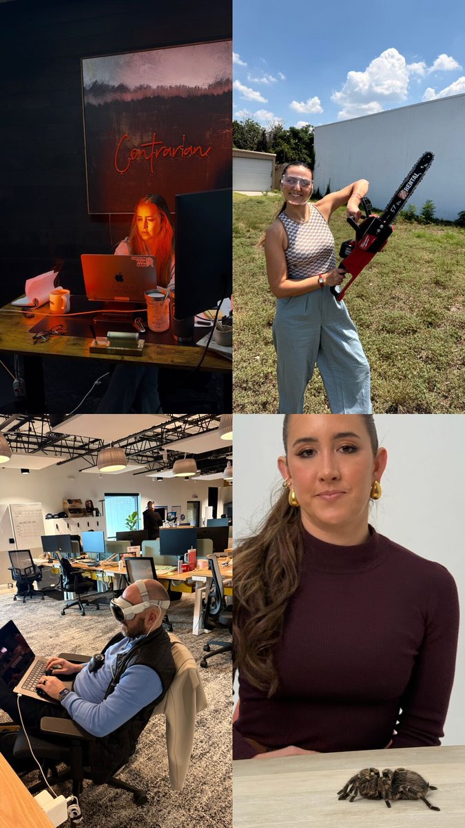 Working at our company is weird out of context...