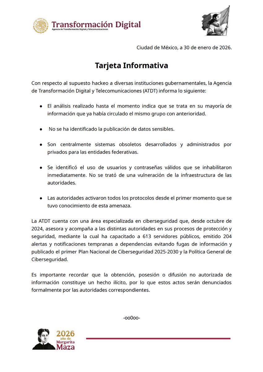 Agencia de Transformación Digital tweet media