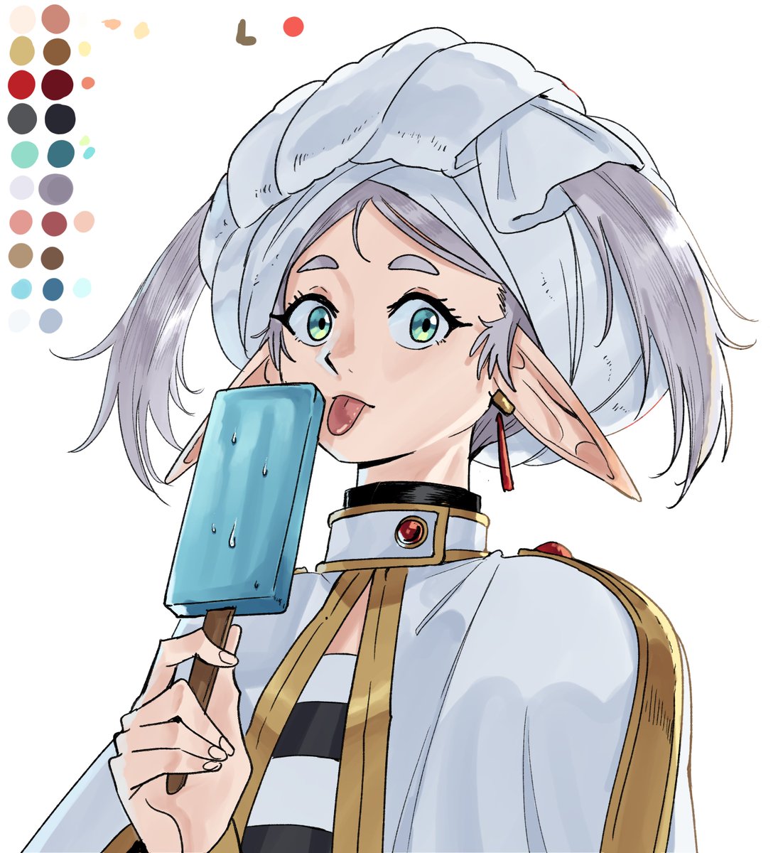 wanderjegson's tweet image. Cutest elf of today and the cutest elf in history too
#frieren