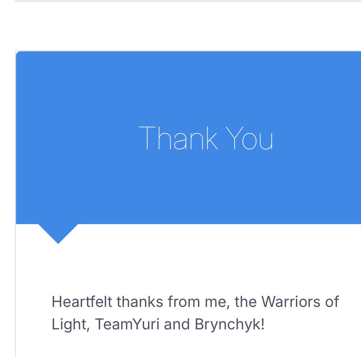 My fiver goes to Team Yuri!  Protecting the lives of the snipers &amp; outfitting them with all they need to succeed!  
<a href="/Y_Chornomorets/">Yuri Chornomorets</a> 

x.com/y_chornomorets…